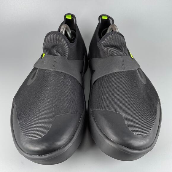 Oofos OOmg eeZee Men’s Size 12.5 Comfort Slip On Recovery Sneaker Shoe Black EUC - Picture 2 of 9